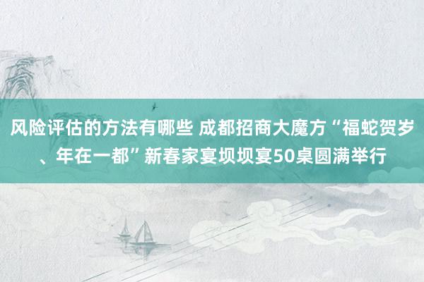 风险评估的方法有哪些 成都招商大魔方“福蛇贺岁、年在一都”新春家宴坝坝宴50桌圆满举行