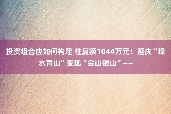 投资组合应如何构建 往复额1044万元！延庆“绿水青山”变现“金山银山”——