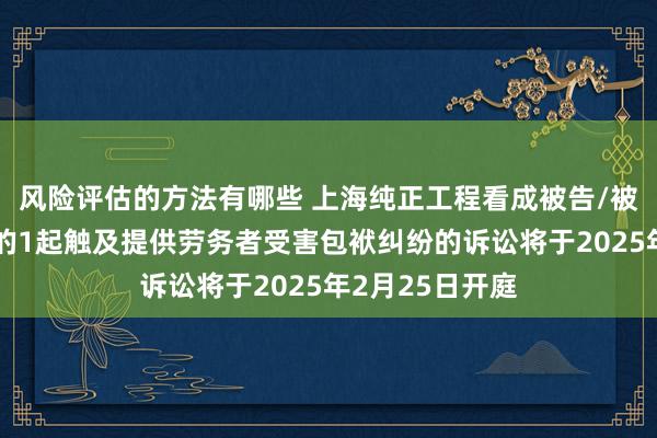 风险评估的方法有哪些 上海纯正工程看成被告/被上诉东说念主的